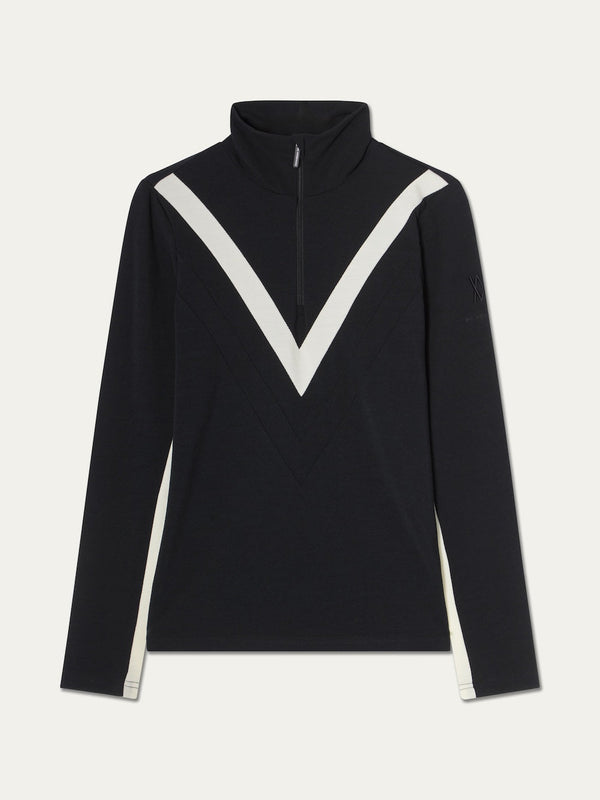 Voss Chevron ZipUp Sweater