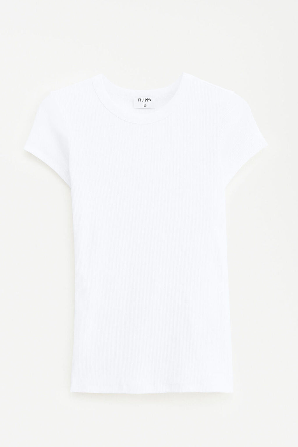 fine rib tee Topper