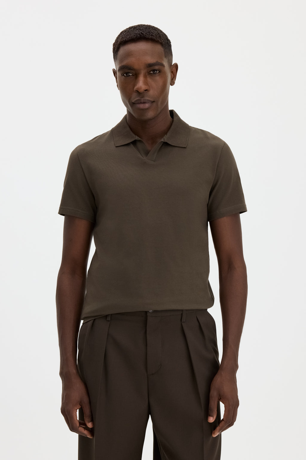 Stretch Cotton Polo T-Shirt T-shirt