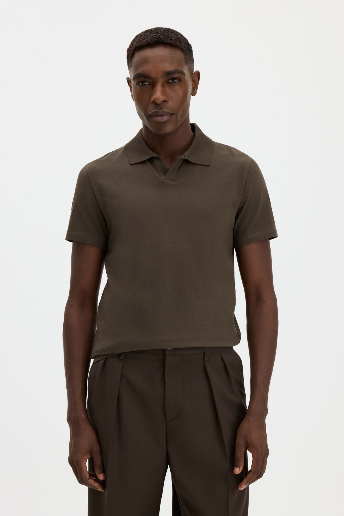Stretch Cotton Polo T-Shirt T-shirt