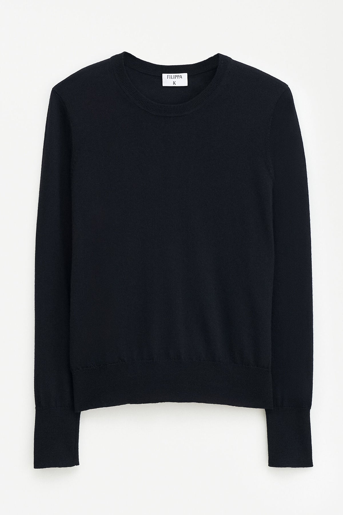 Merino R-neck Sweater Genser
