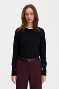 Merino R-neck Sweater Genser