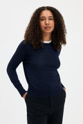 Merino R-neck Sweater Genser