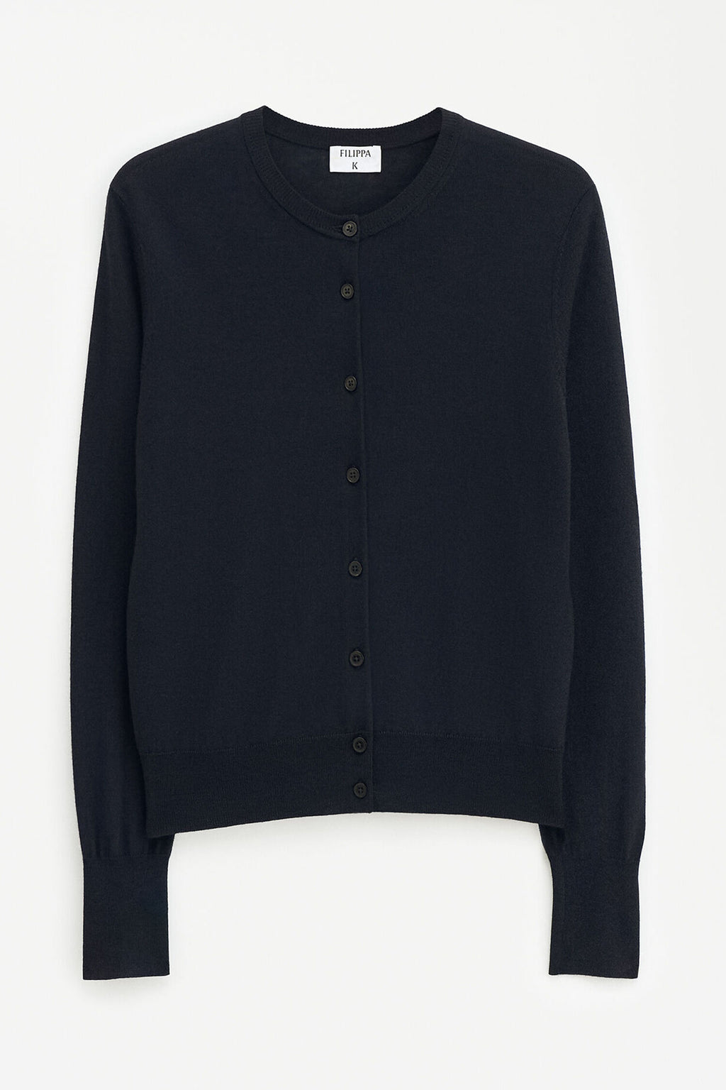 Merino Short Cardigan Genser