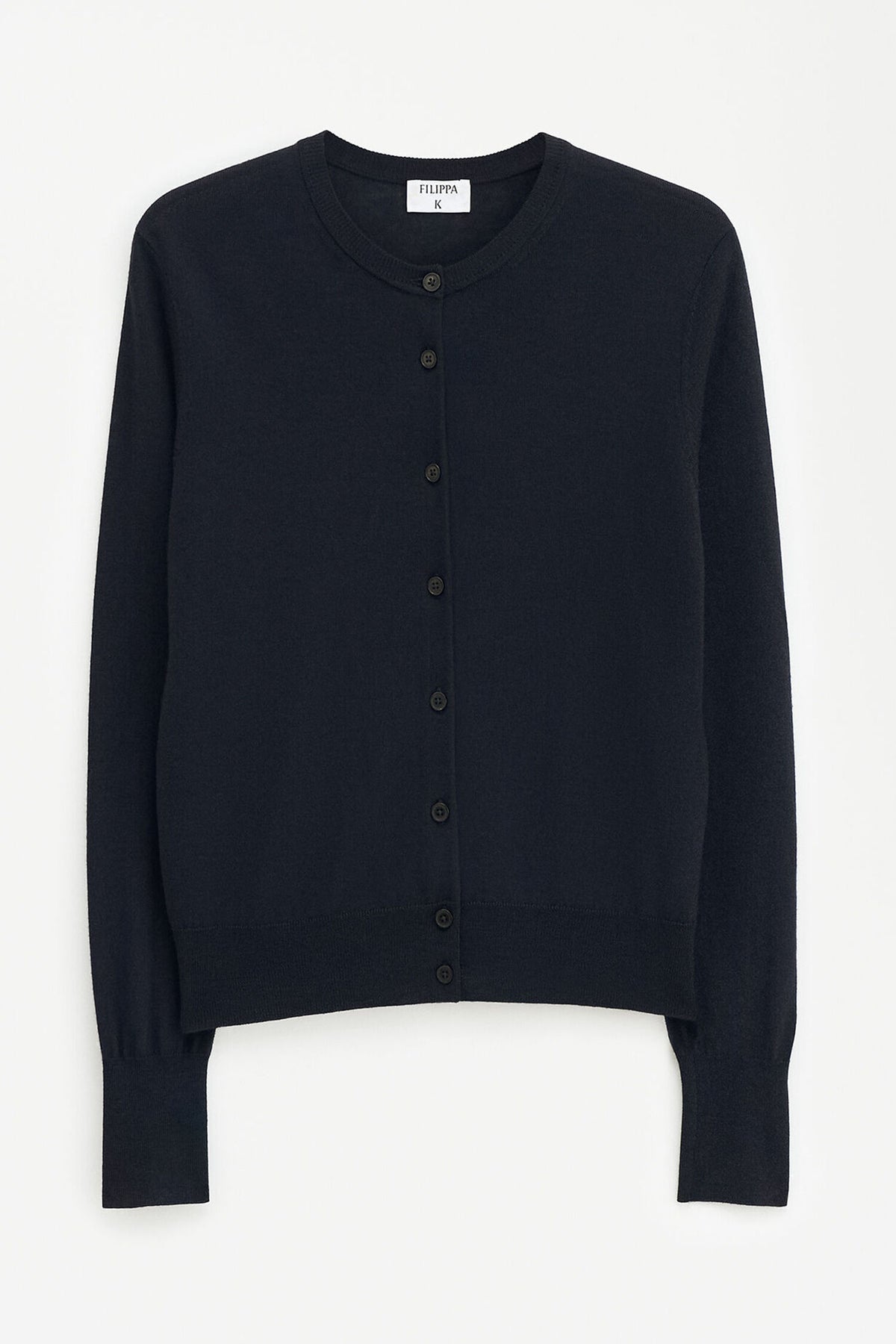 Merino Short Cardigan Genser