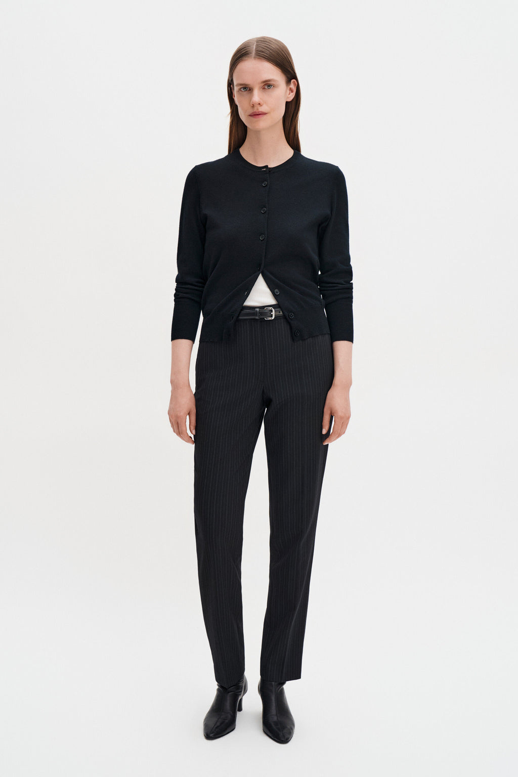 Merino Short Cardigan Genser