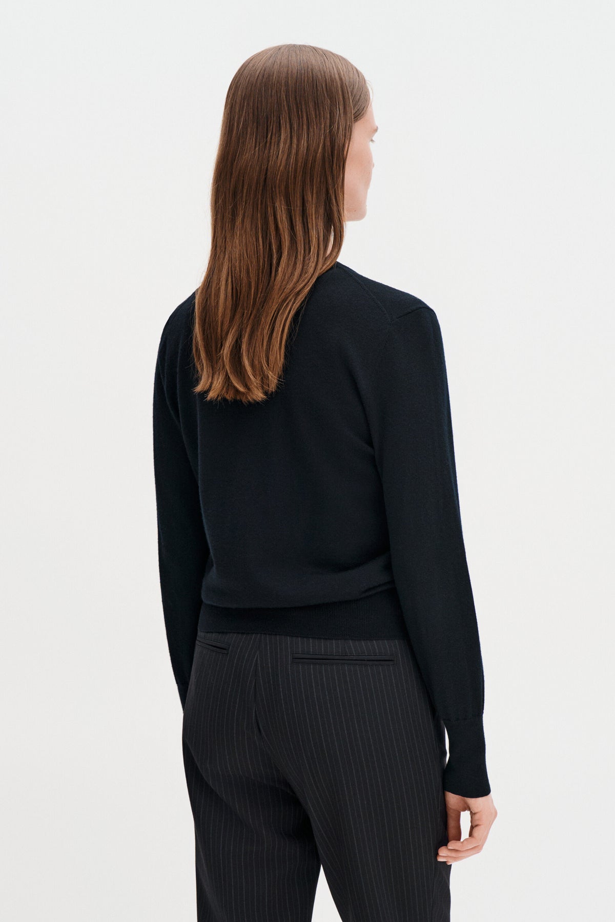 Merino Short Cardigan Genser