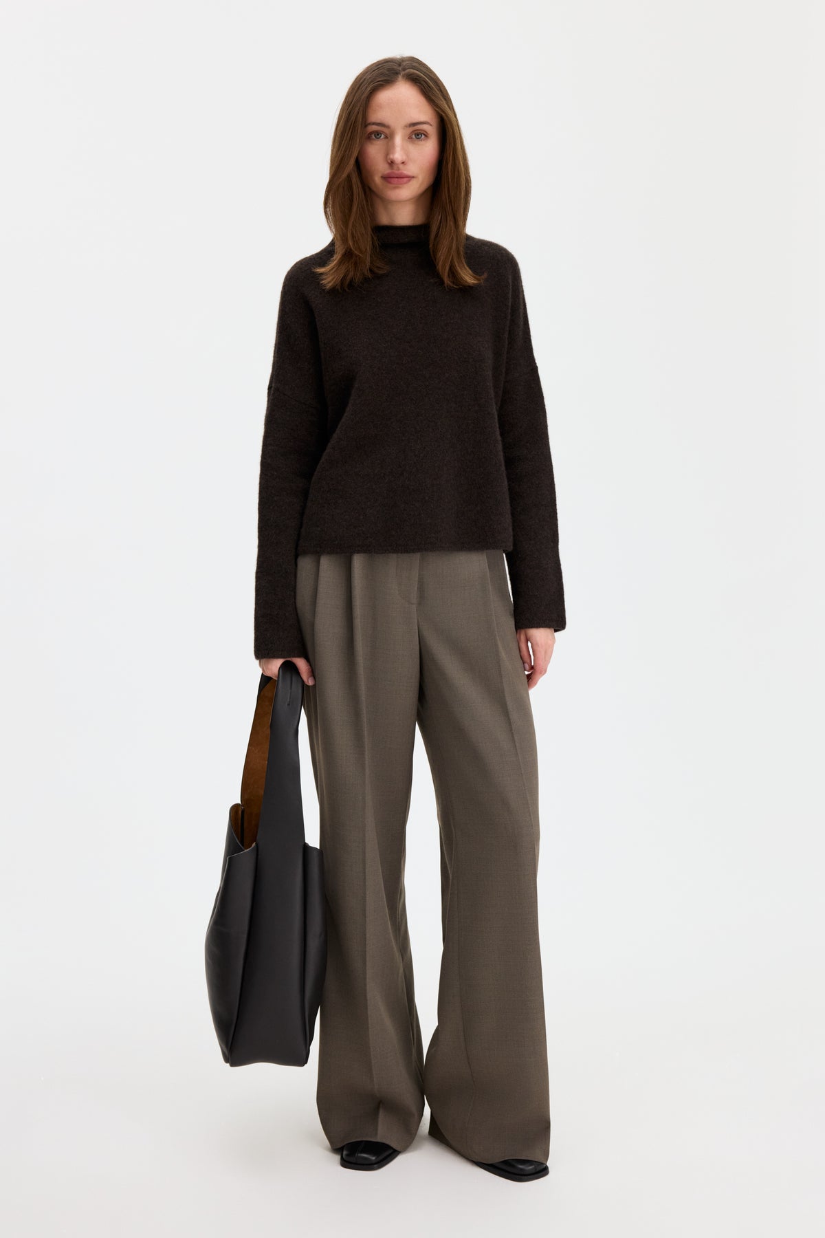 mika yak funnelneck sweater Genser