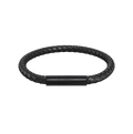 Franky Bracelet Leather Black Black Armbånd