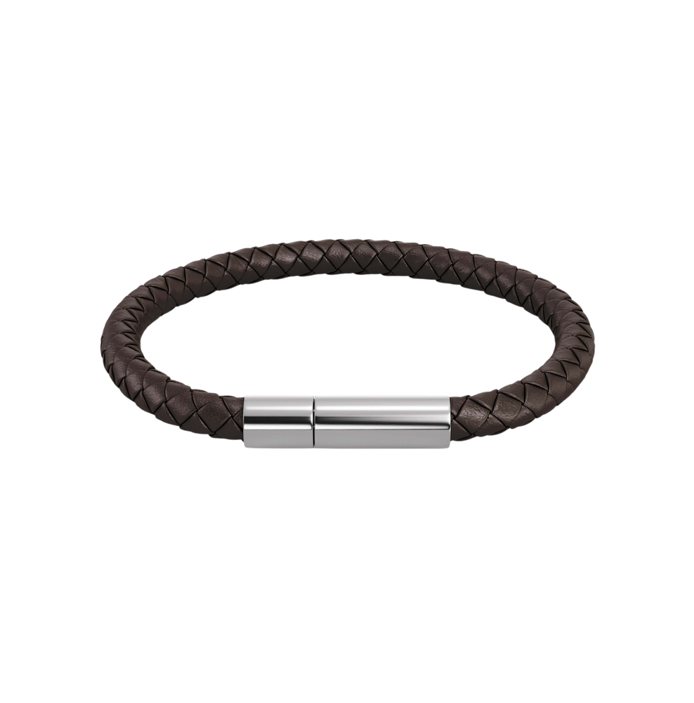 Franky Bracelet Leather Brown Armbånd