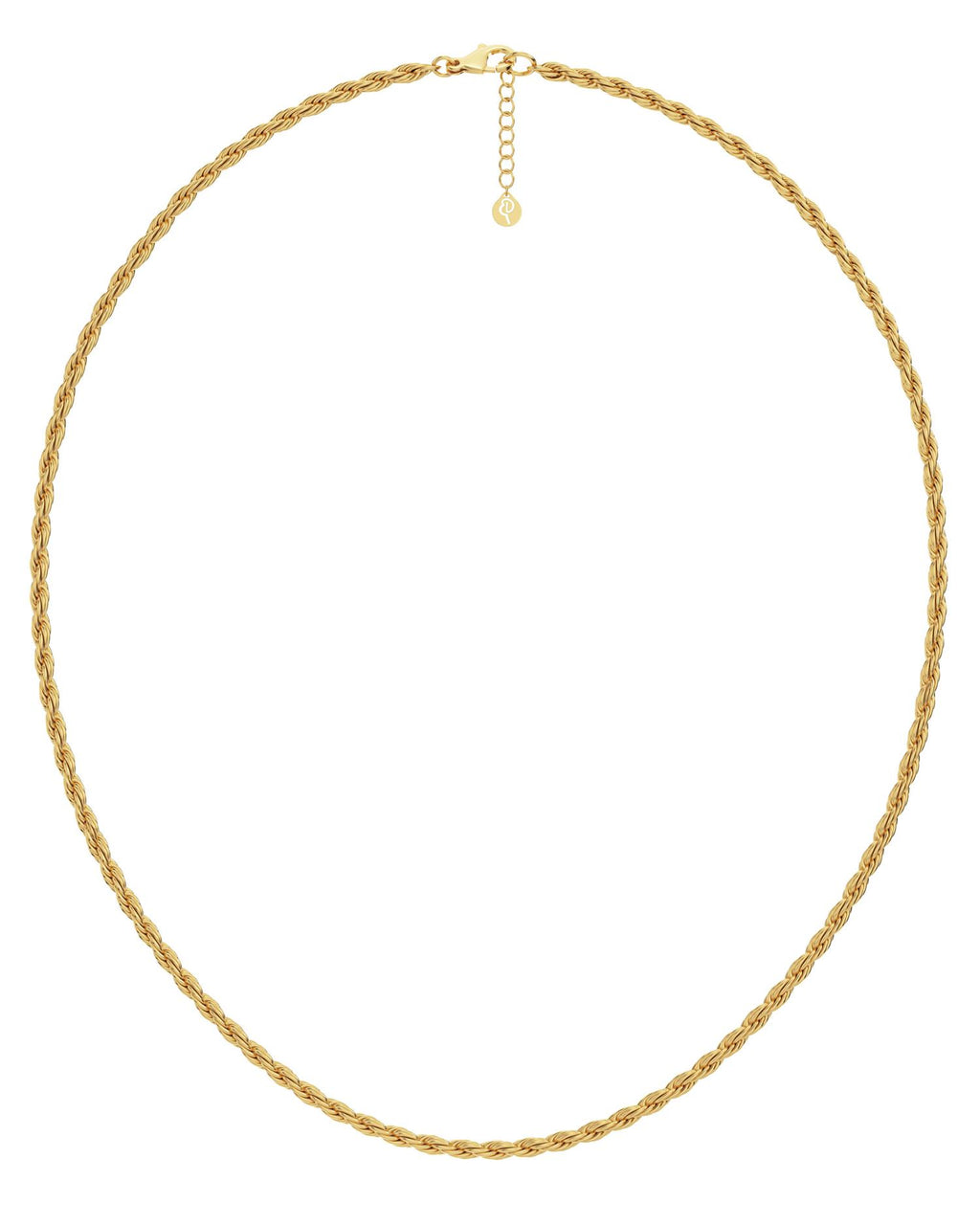 Rope Chain Necklace Gold