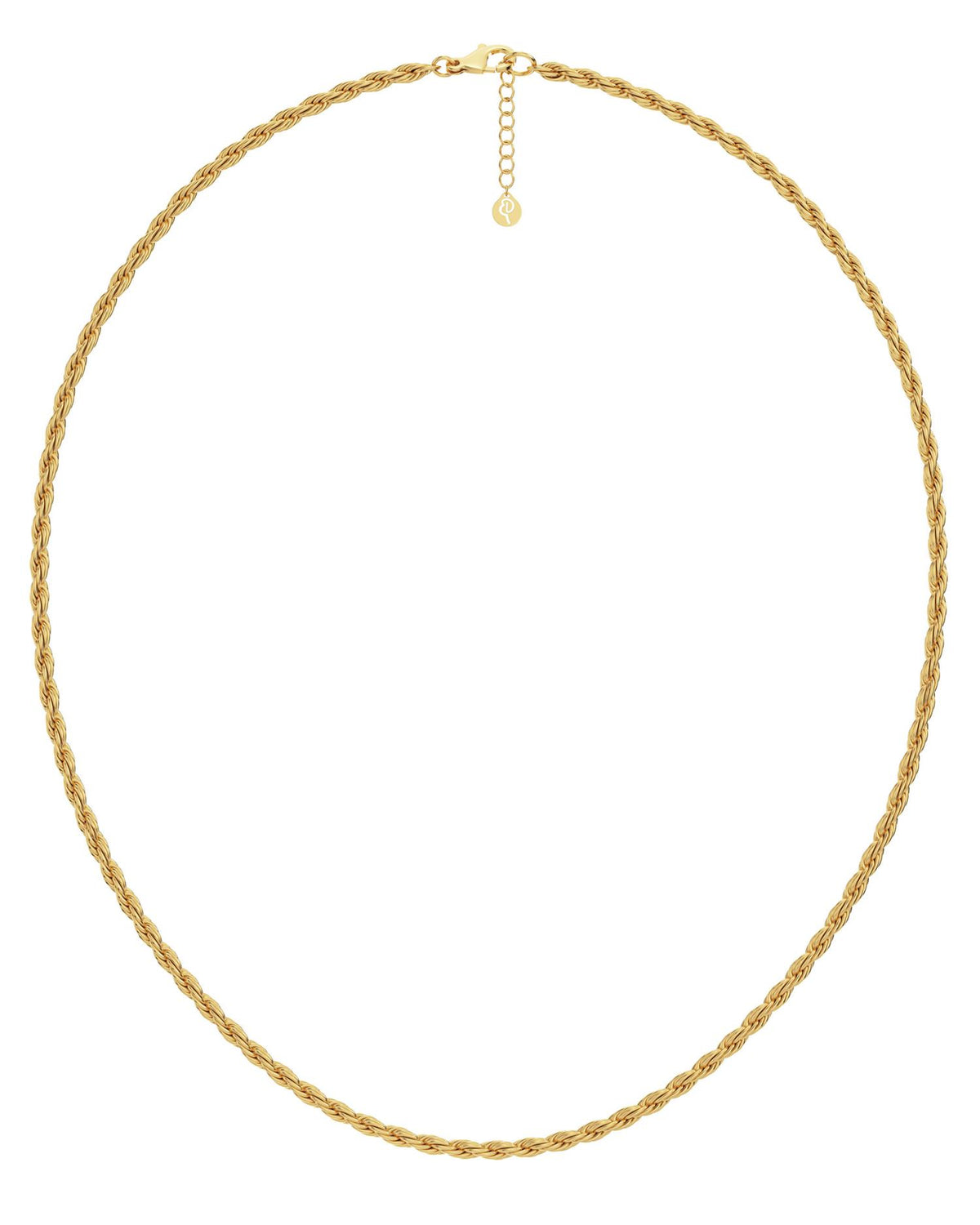 Rope Chain Necklace Gold