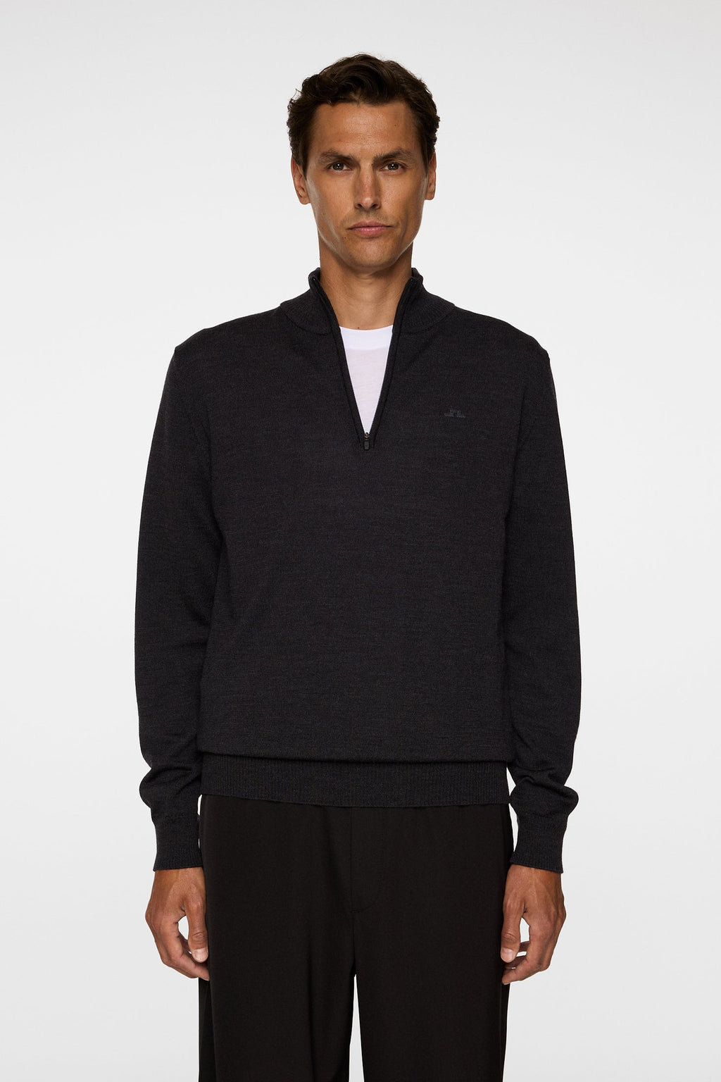 Kiyan Merino Quarter Zip Genser