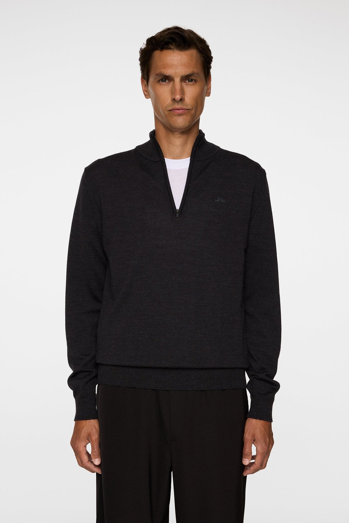 Kiyan Merino Quarter Zip Genser
