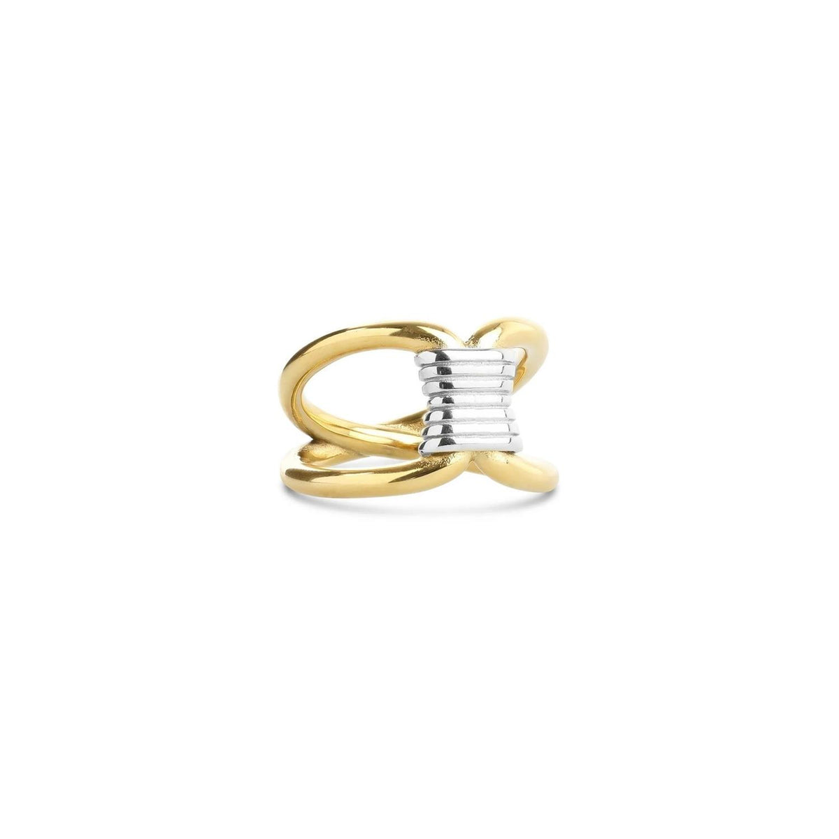 Enya - Mixed Metal Ring Stainless Steel
