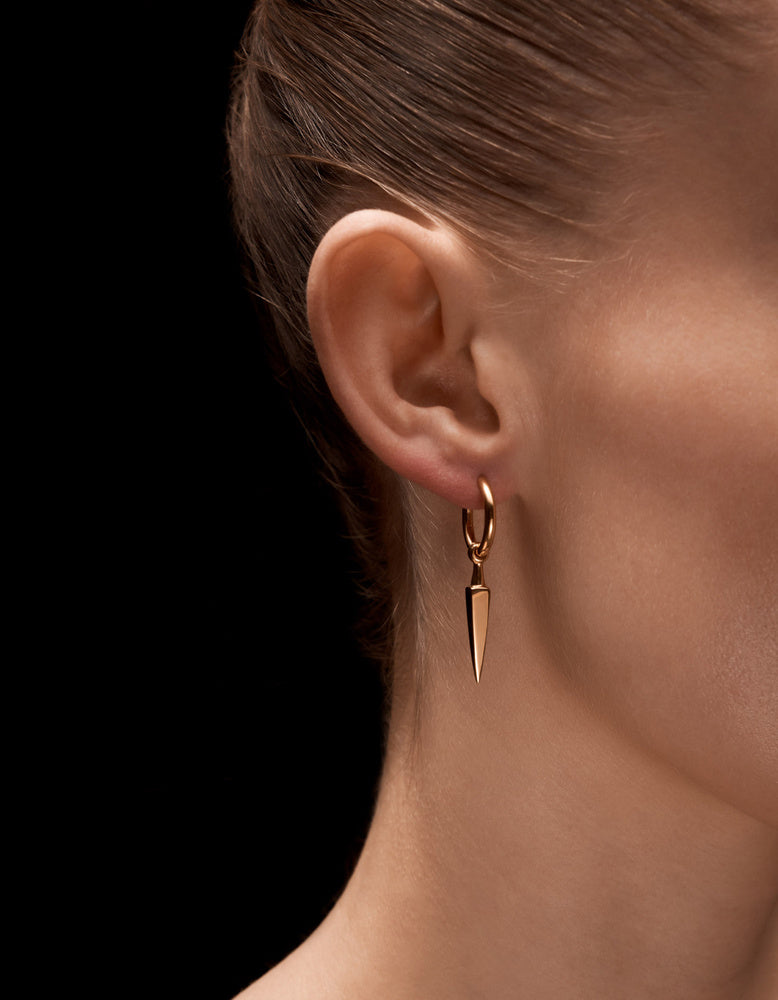 Poison Arrow Earring - Gold-plated Silver Ørepynt