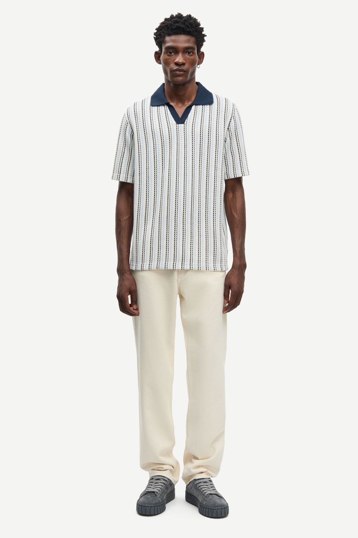Samac V-Neck Polo 16091