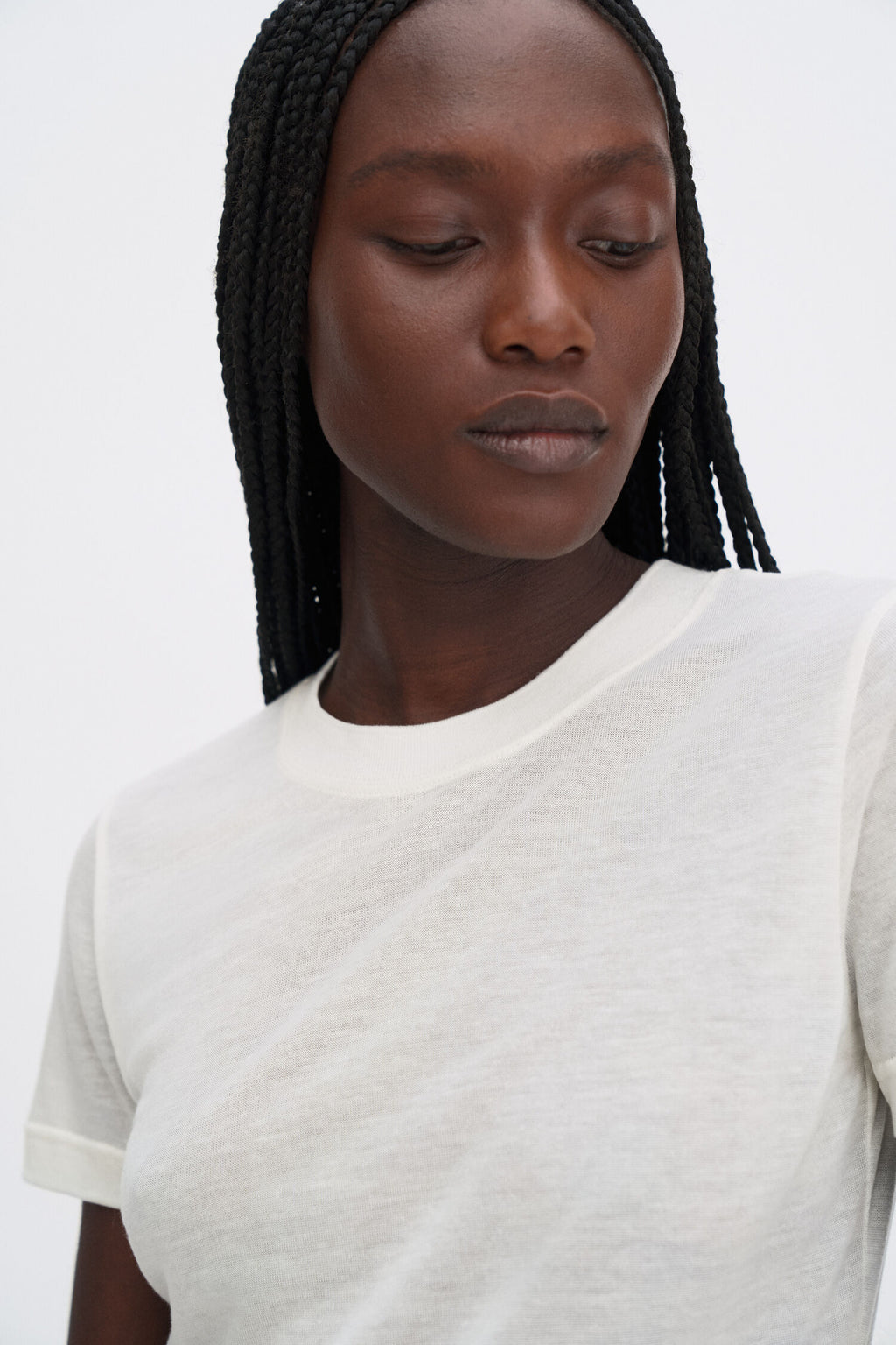 Lyocell Cashmere Tee Topper