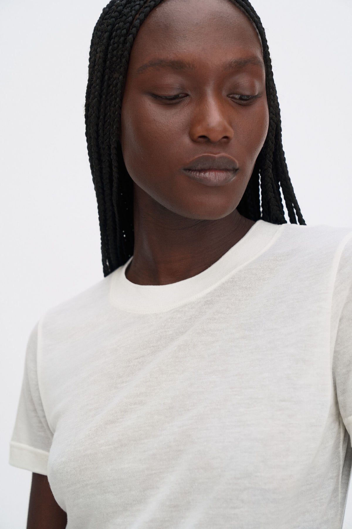Lyocell Cashmere Tee Topper