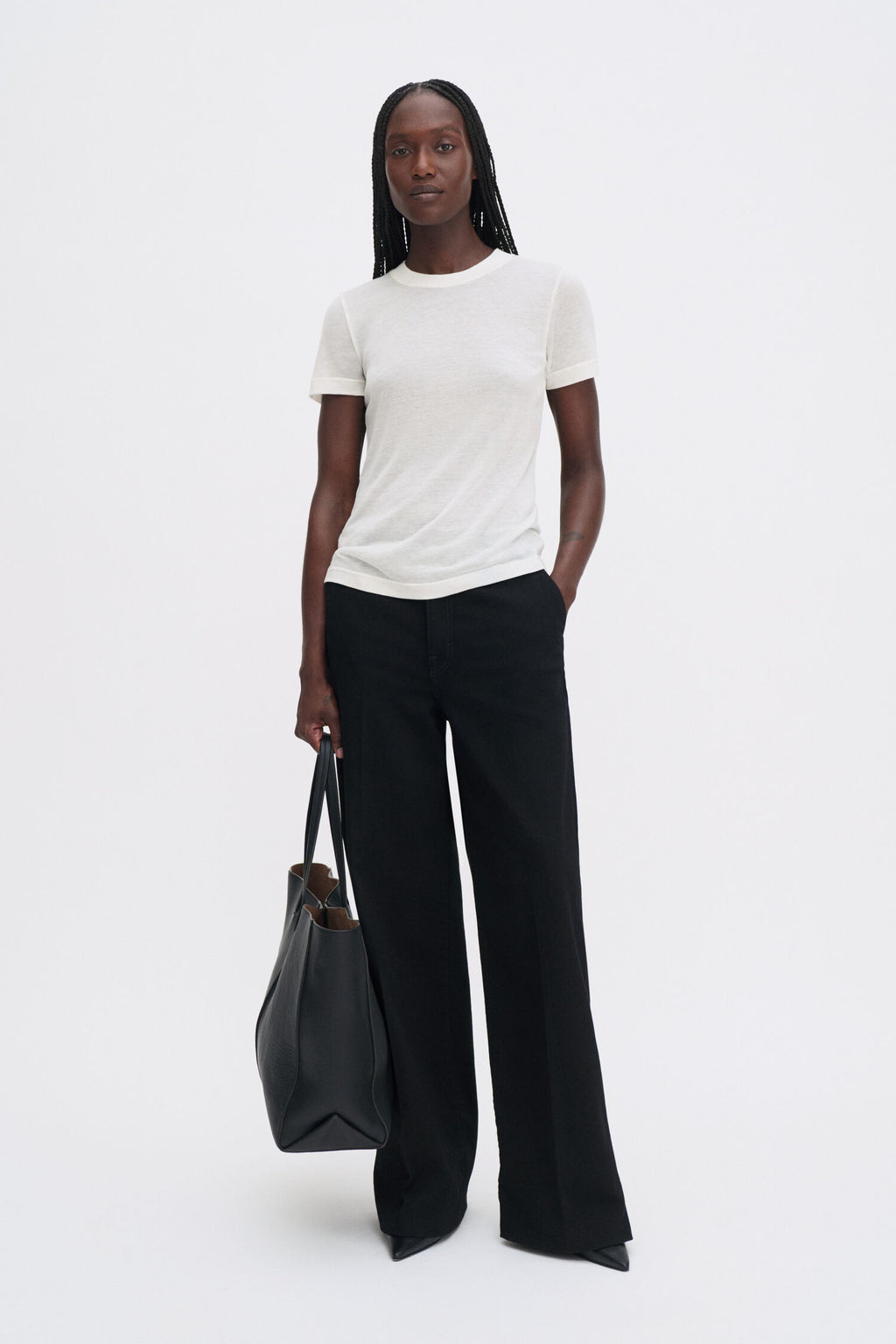 Lyocell Cashmere Tee Topper