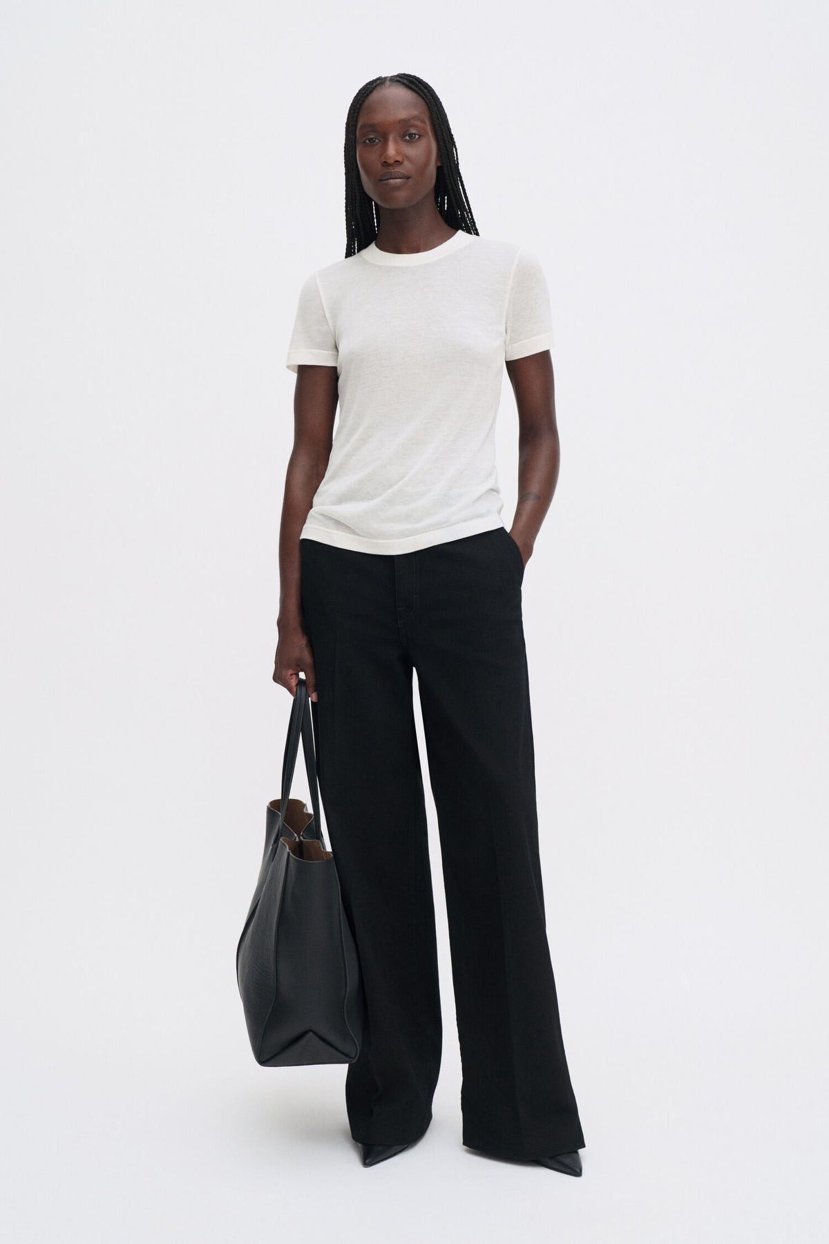 Lyocell Cashmere Tee Topper