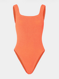 Square Neck Swim-M Metallic