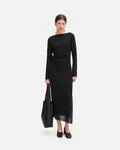 gathered lyocell cashmere dres Kjoler