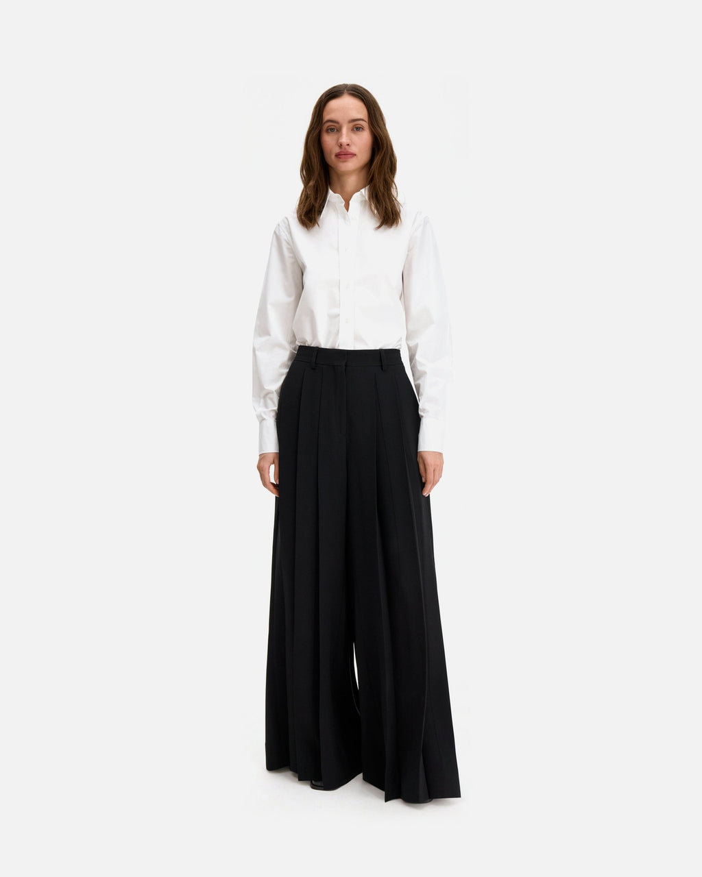 fully pleated trousers Bukser