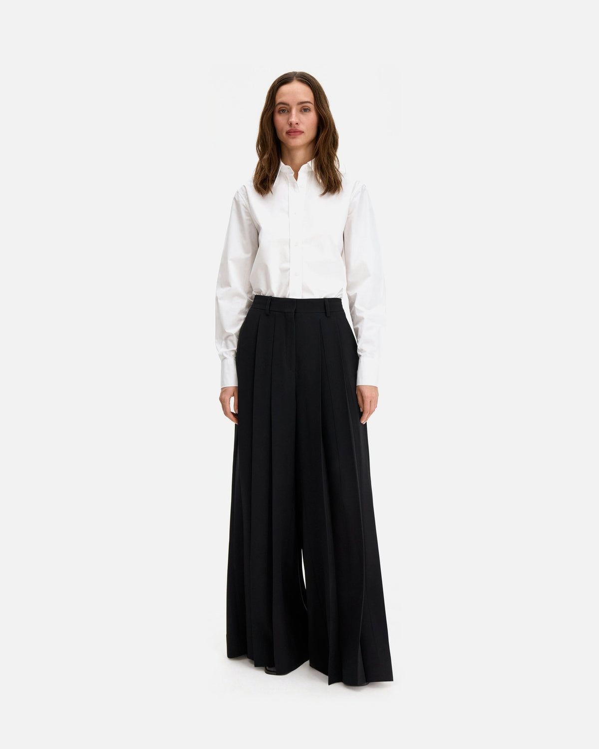 fully pleated trousers Bukser