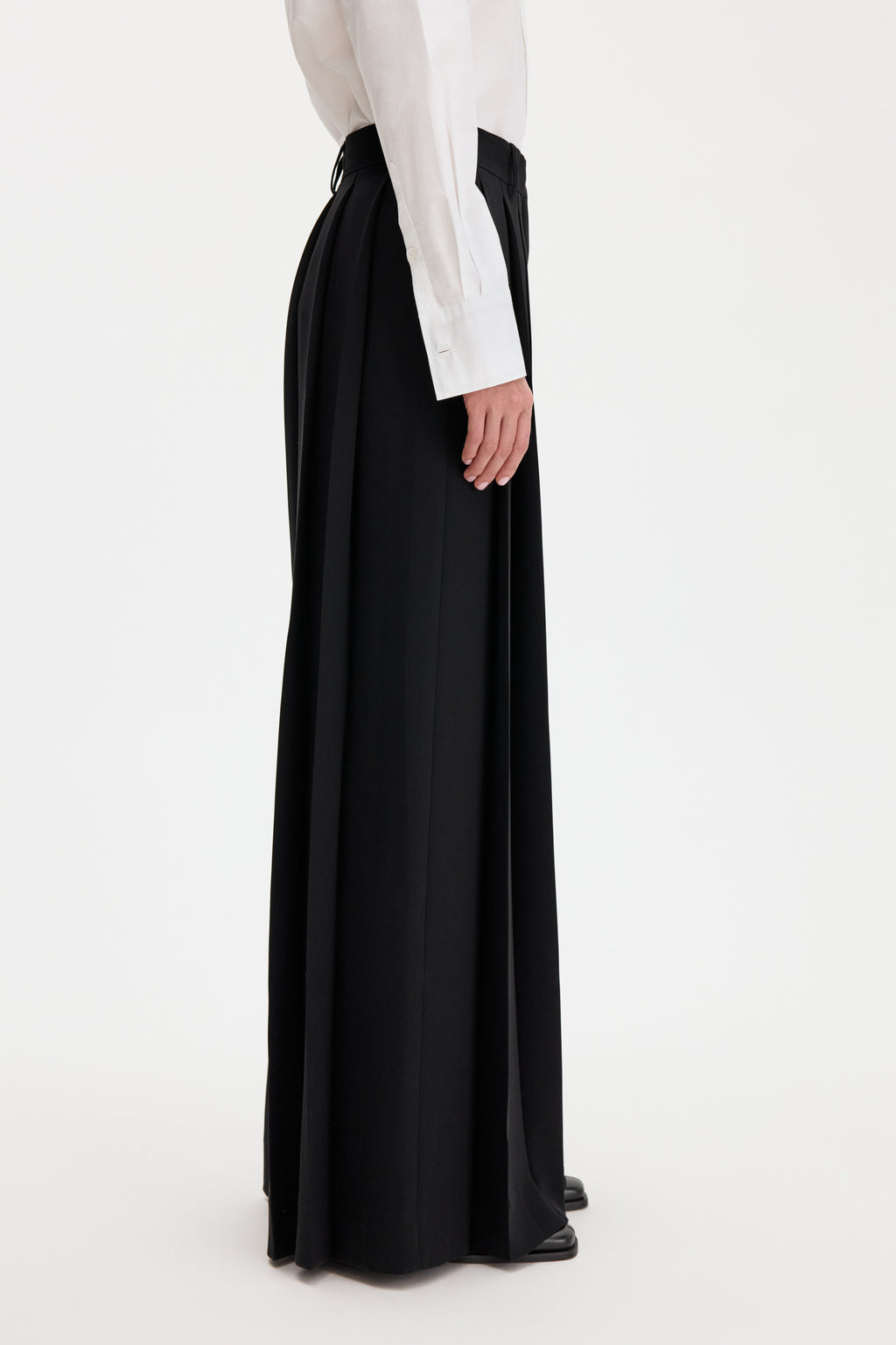 fully pleated trousers Bukser