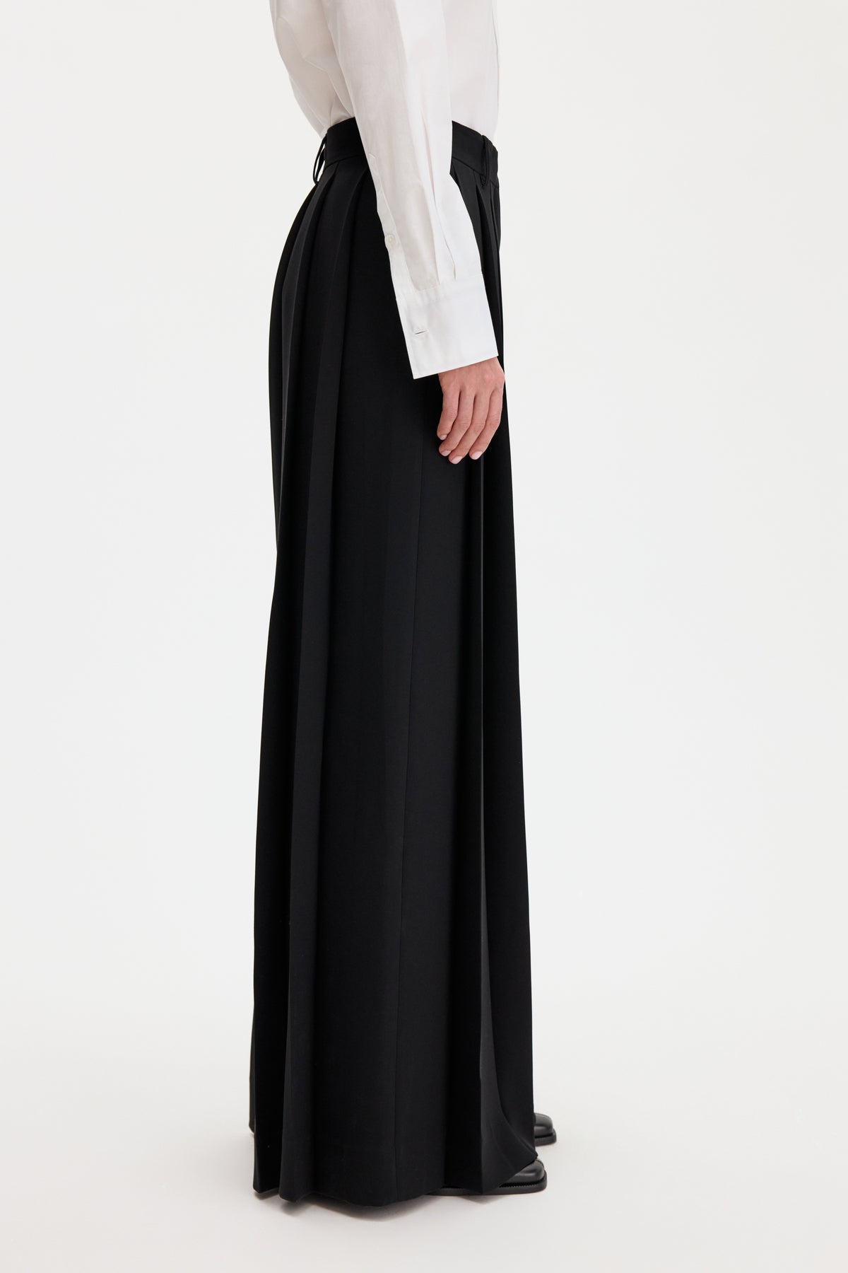 fully pleated trousers Bukser