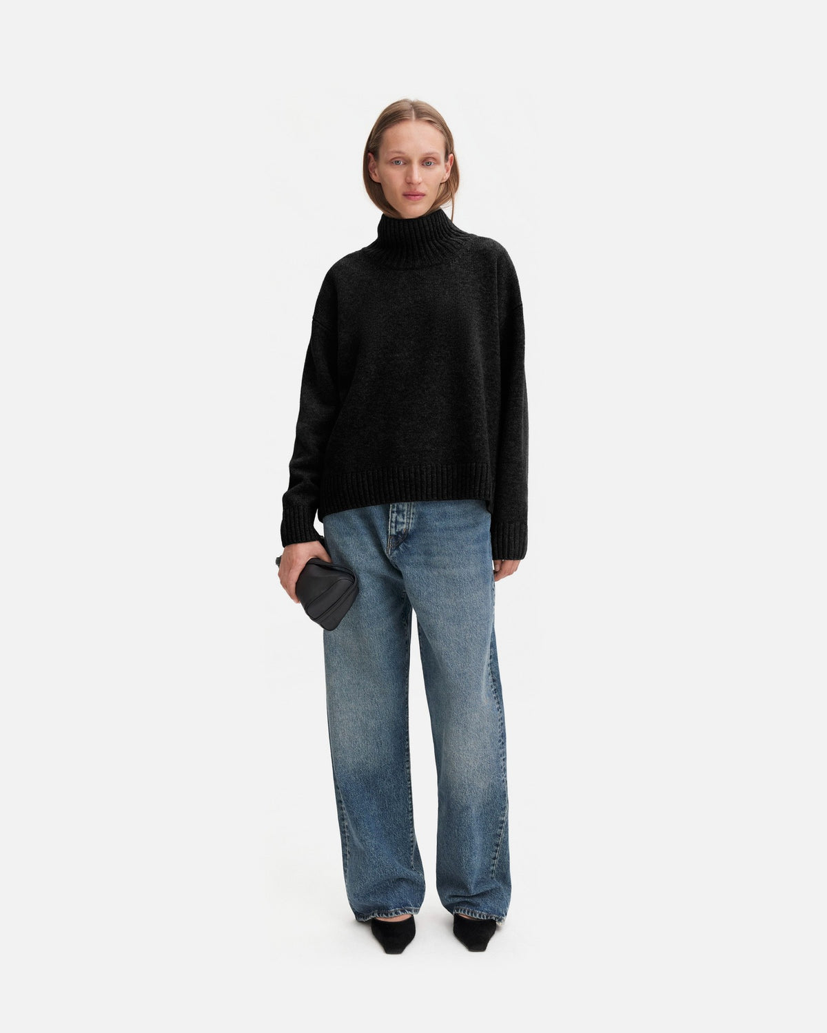 wool cashmere turtleneck sweat Genser