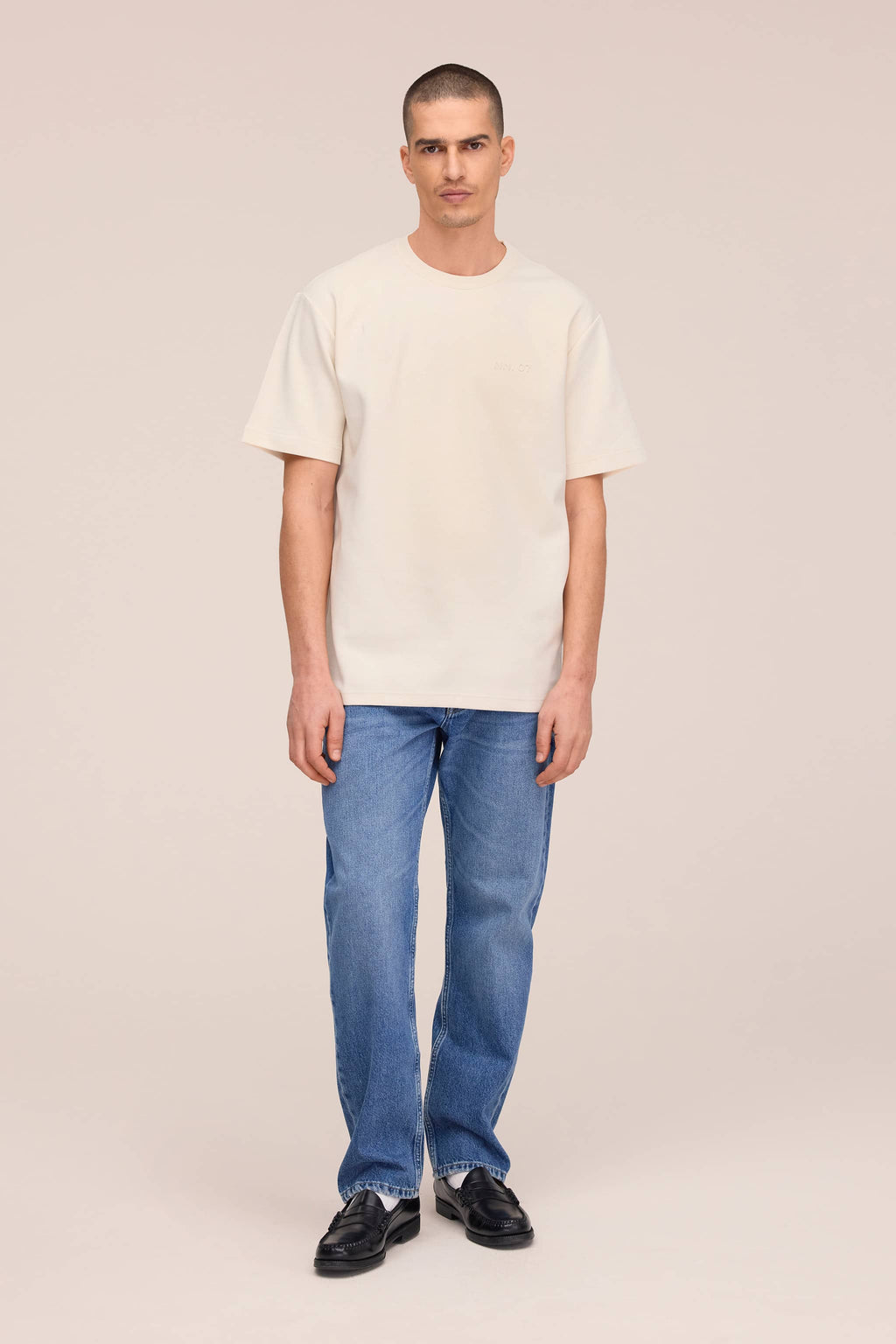 Nat Ss Logo Tee 3457 T-shirt