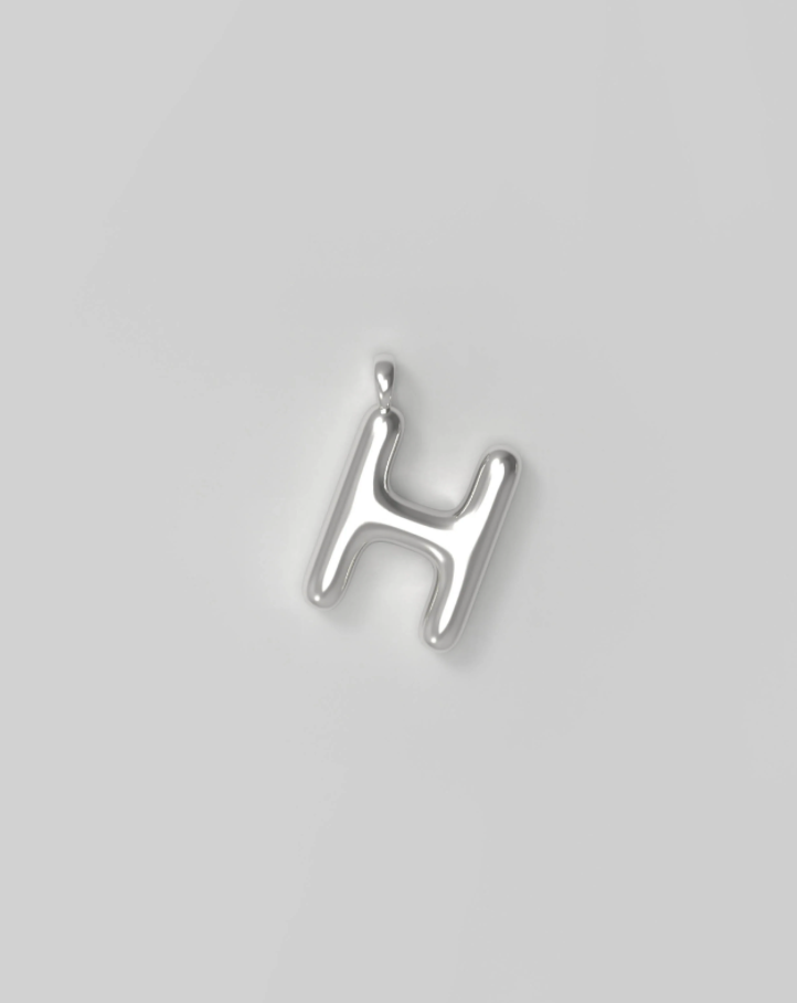 Letter Charm Small - H