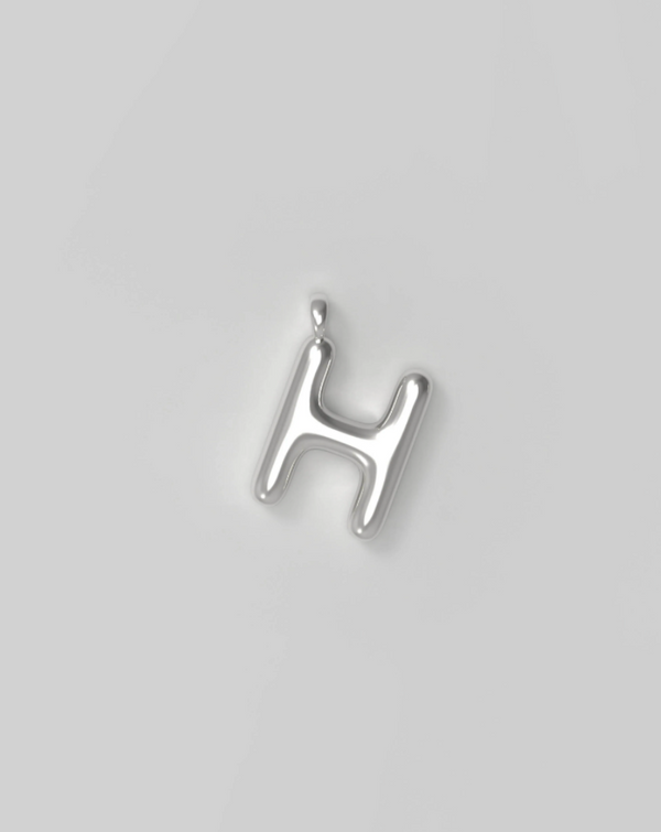 Letter Charm Small H