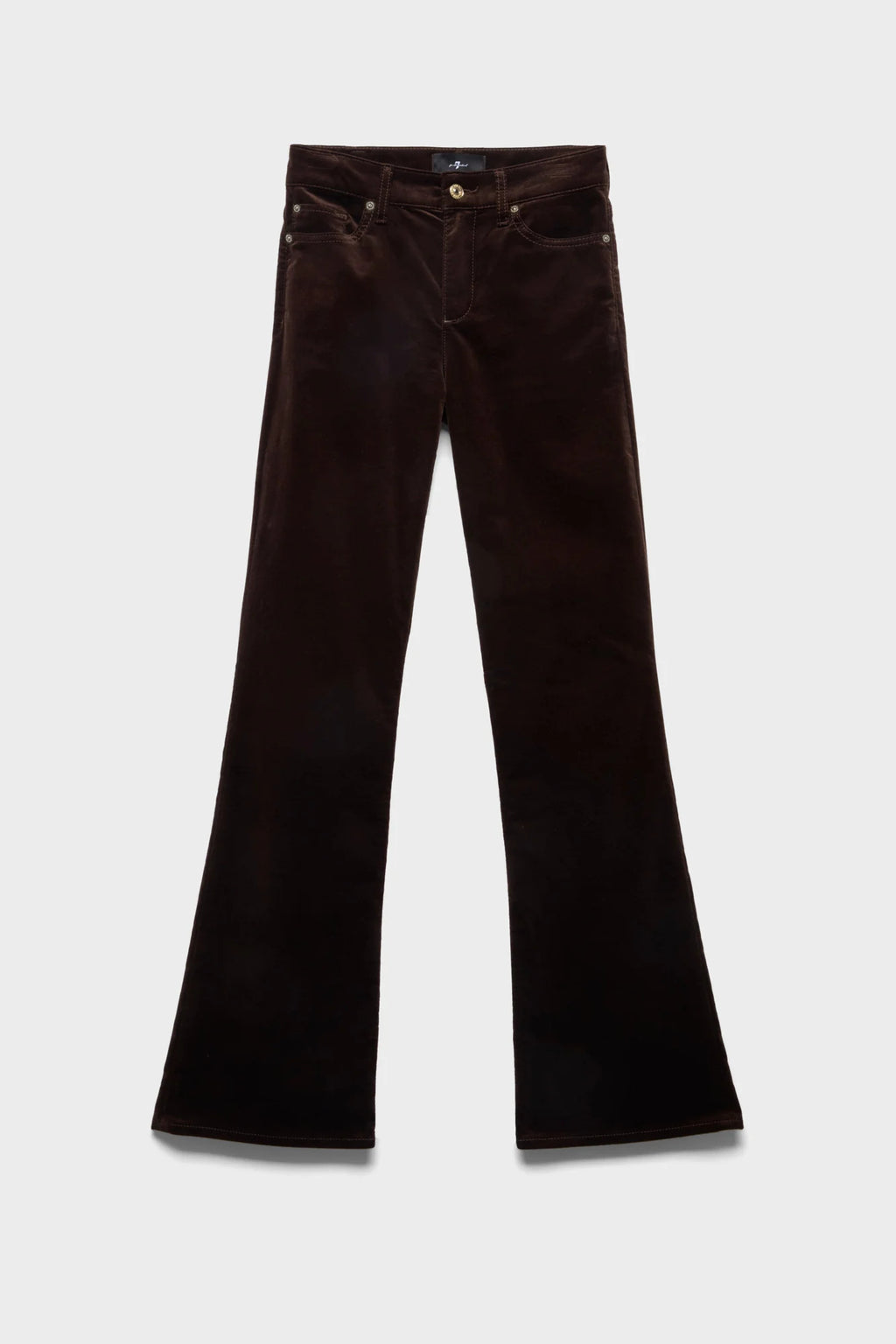 THE LEGGY BOOTCUT Velvet Chocolate