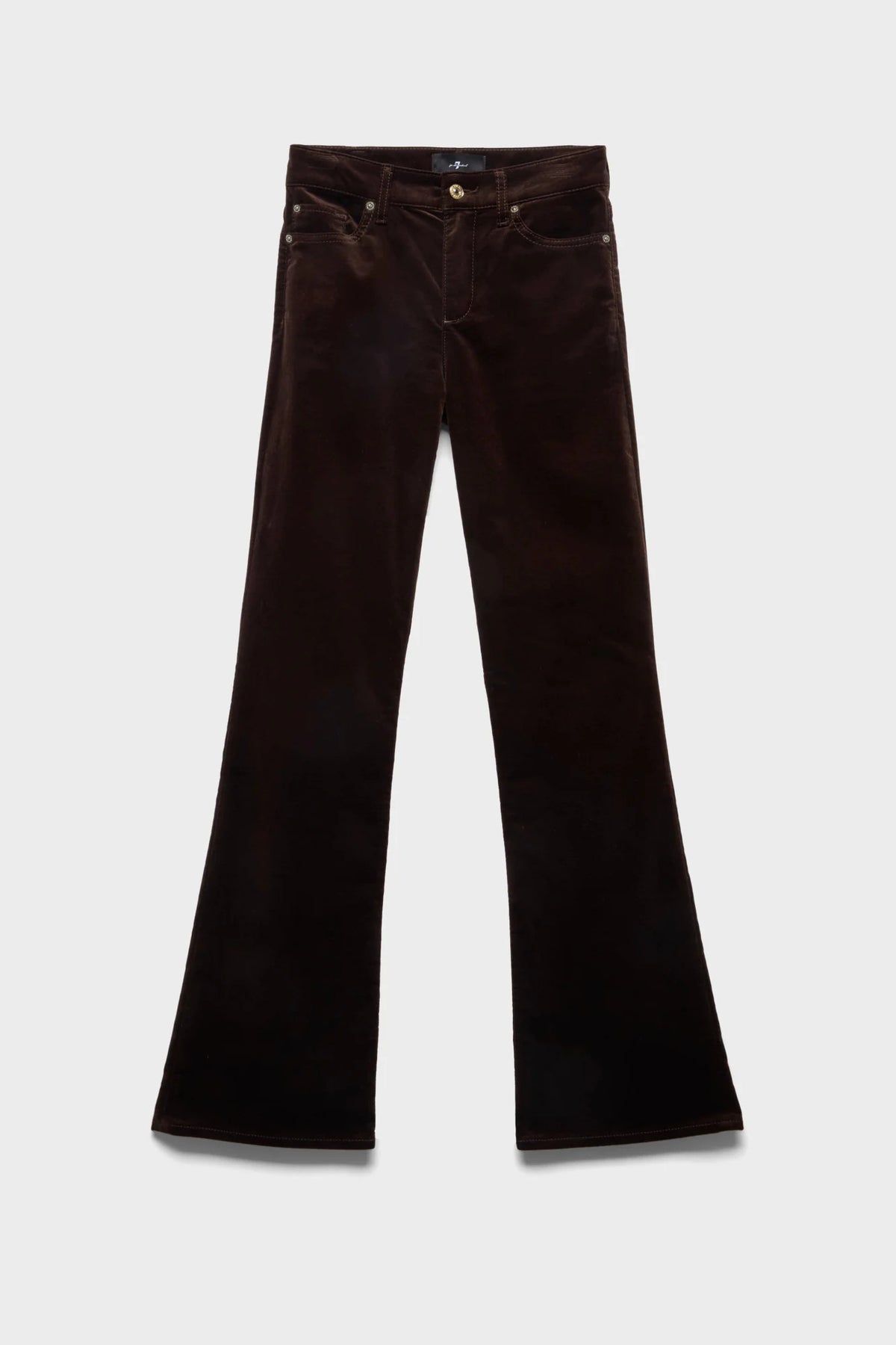 THE LEGGY BOOTCUT Velvet Chocolate