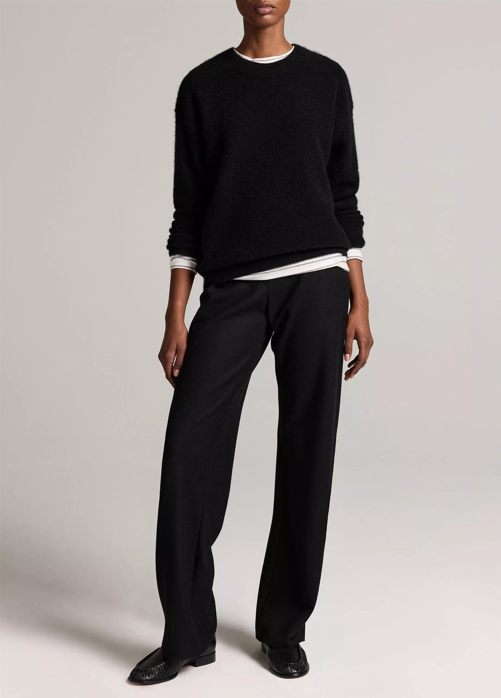 Plush Cashmere Crew Neck Sweater