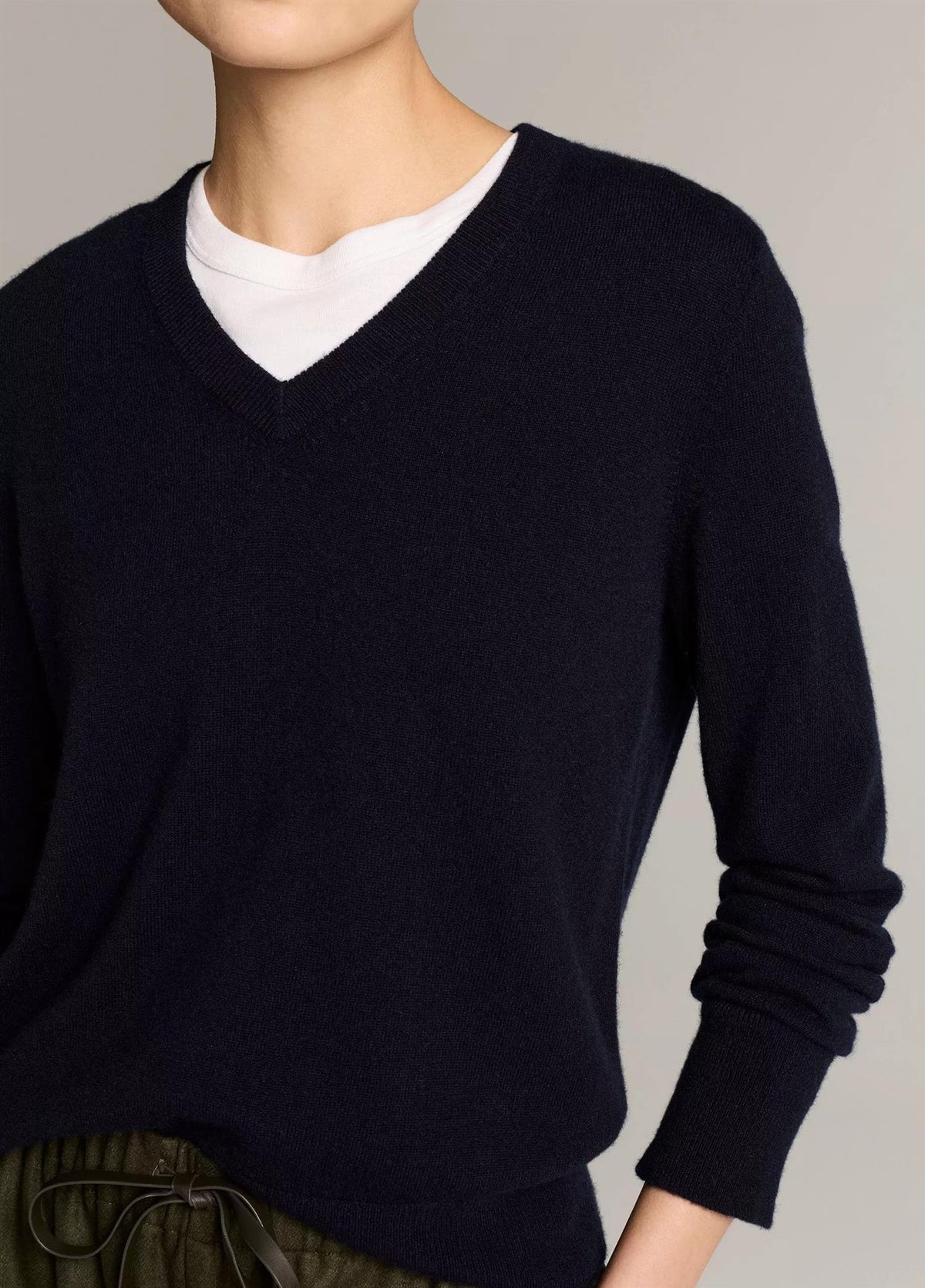 Cashmere Casual V-Neck Sweater