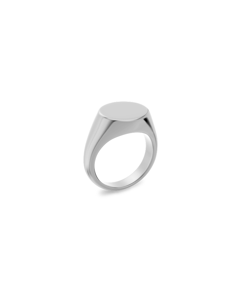 Kim Signet Ring Steel Ring