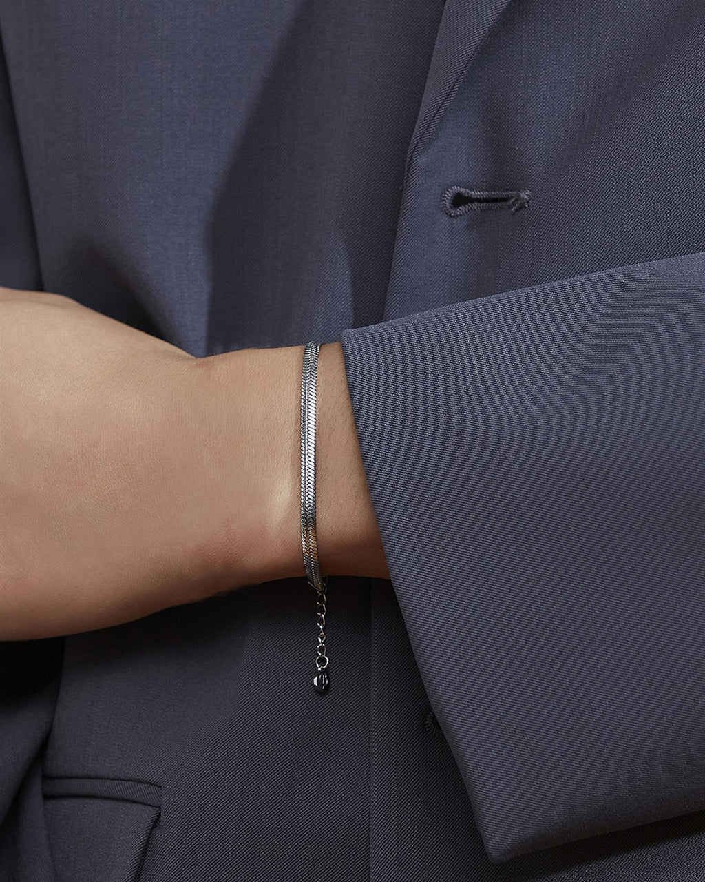 Herringbone Bracelet Steel