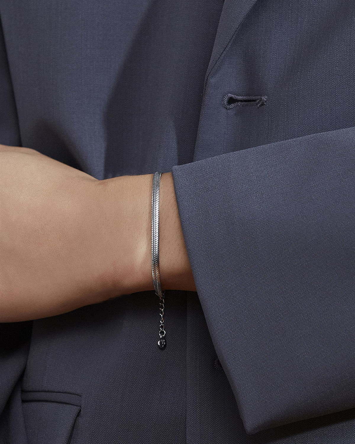 Herringbone Bracelet Steel