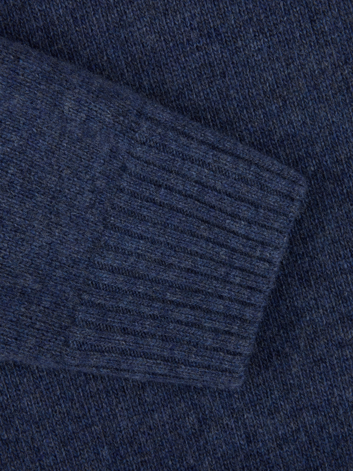 Pullover Knitted Half Zip Carded Merino Wool Genser