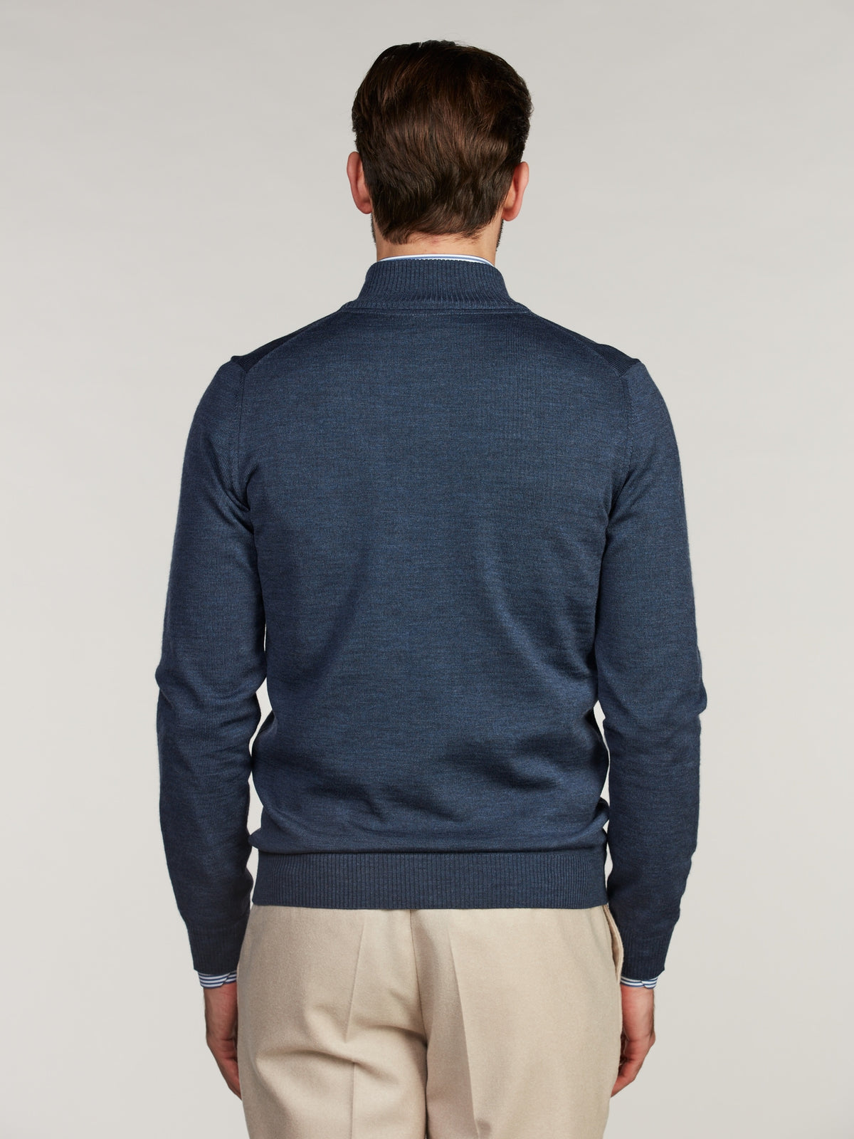 Cardigan Knitted Fullzip Merino Wool Genser