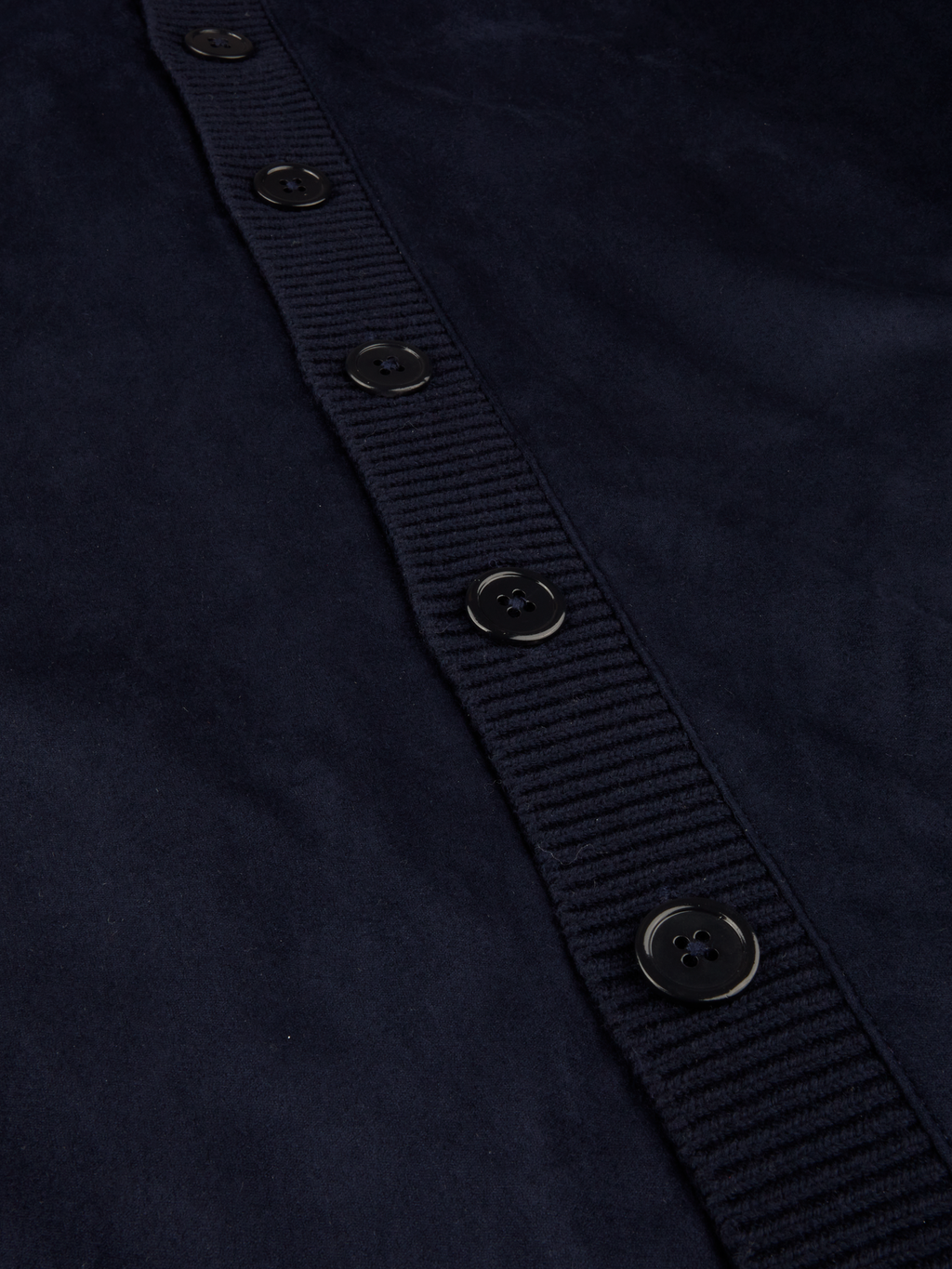 Stenströms Cardigan Knitted Hybrid Buttoned Alcantara Genser
