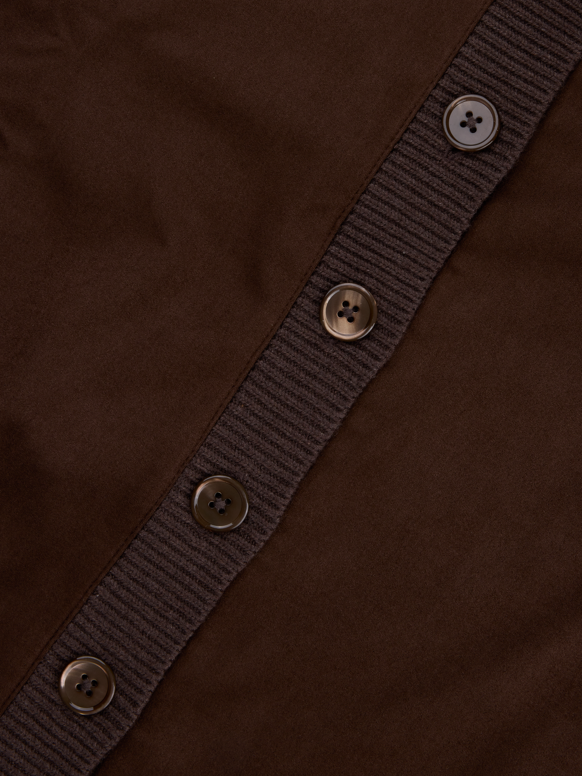 Stenströms Cardigan Knitted Hybrid Buttoned Alcantara Genser