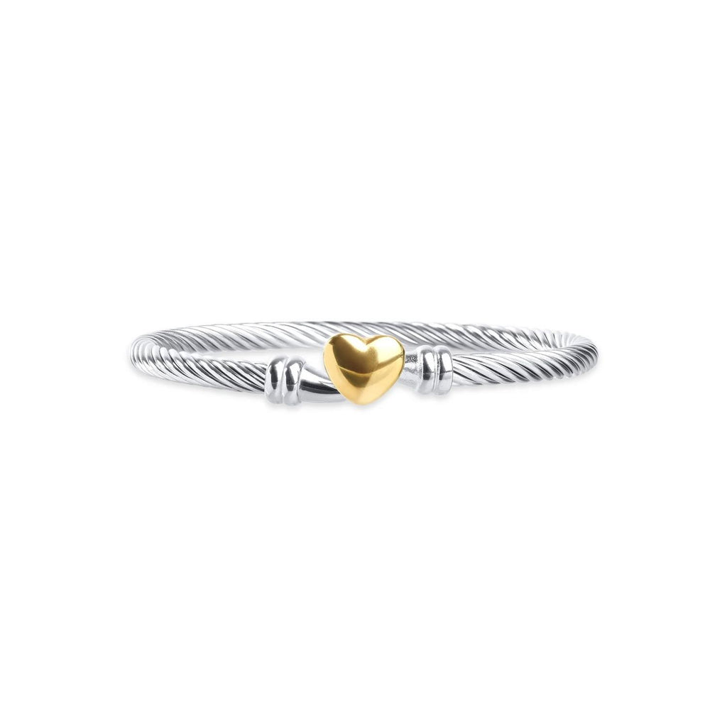 Tuva - Heart Bracelet Stainless Steel