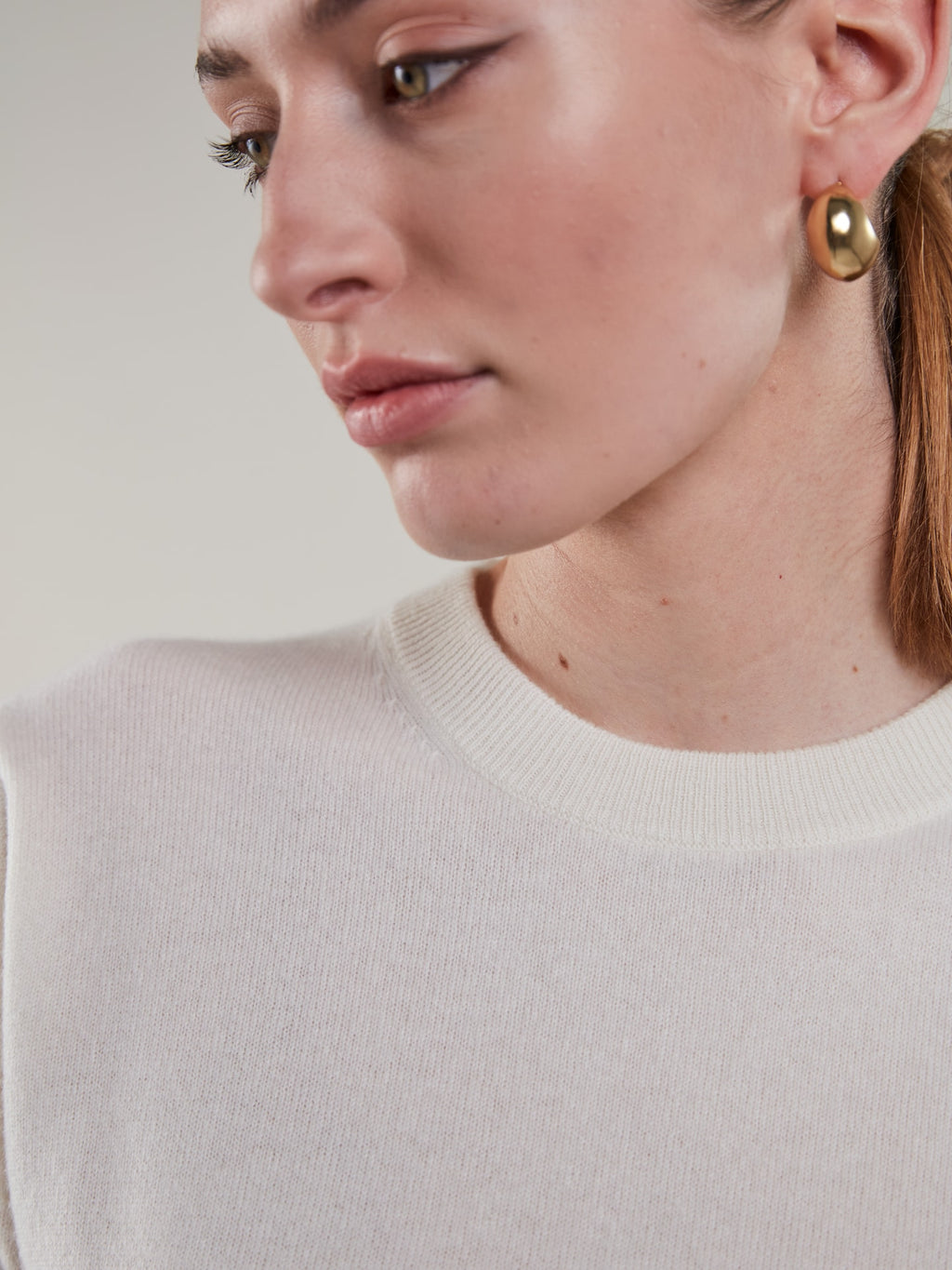 Janet Short sleeve, Knit Genser