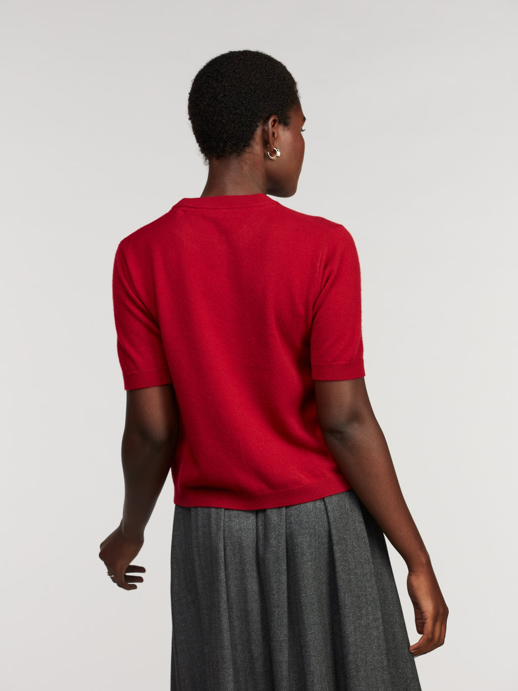 Janet Short sleeve, Knit Genser