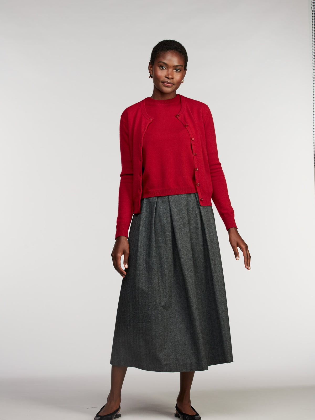 Janet Short sleeve, Knit Genser